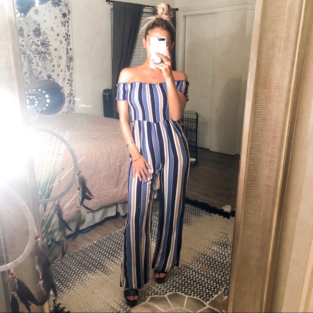 Stripped Maxi Bodysuit